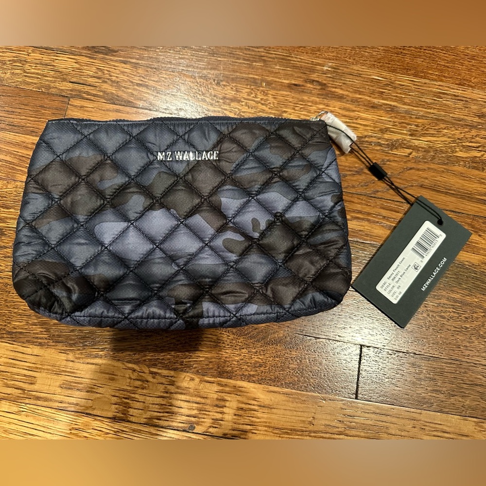 Mz Wallace Flat Savoy in Dark Blue Camo - NWT